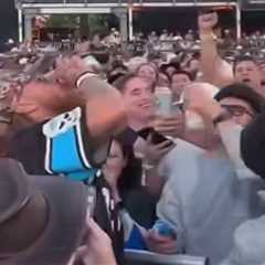 George Kittle slams beer at BottleRock Festival as crazy offseason continues