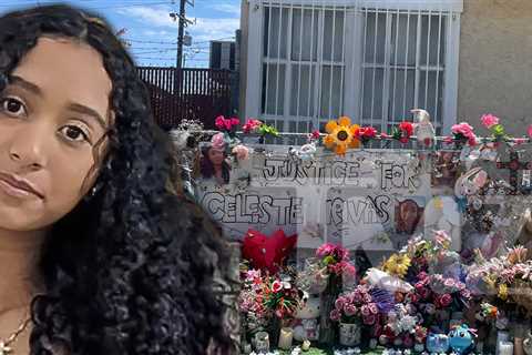 Celeste Rivas' Memorial Outside Family Home Seen After D4VD's Arrest