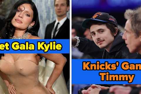Timothée Chalamet Ditched The Met Gala —And Kylie Jenner— To Catch The Knick's Game Courtside, And..