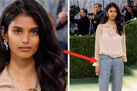 People Are Losing It Over This Model Wearing Jeans To The Met Gala, But There’s A Massive Plot Twist