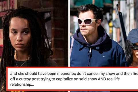 Zoë Kravitz Slammed Hulu For Making A “Tacky” Harry Styles Joke To Promote Her Canceled Show “High..