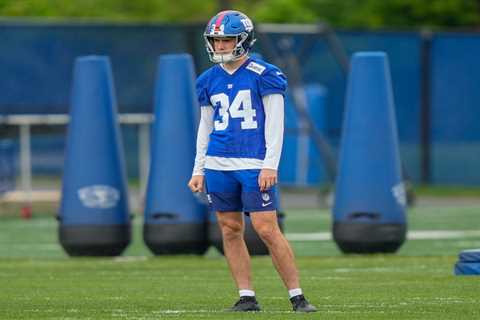 Undrafted rookie Dominic Zvada opens Giants kicking competition