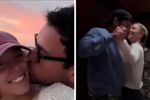 Sydney Sweeney and Scooter Braun Cuddle, Kiss in Romantic Video Montage