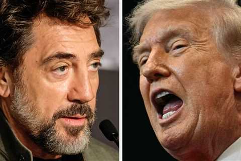 Javier Bardem Just Slammed Donald Trump And His Masculinity In An Unfiltered Moment At Cannes, And..
