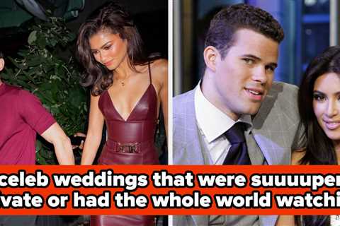 10 Times Celebs Got Married In Secret, And 10 Times They Had The Most Public Weddings Ever