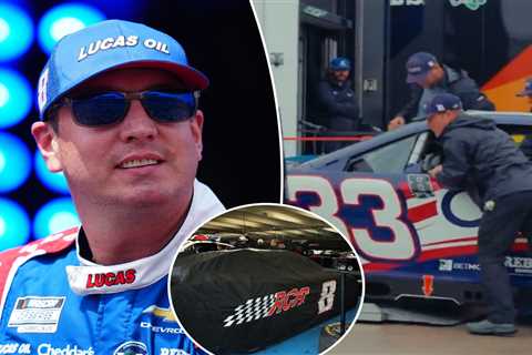 NASCAR garage watches in tearful silence as Kyle Busch’s former car is unloaded at track