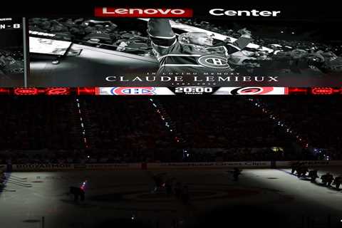 Claude Lemieux honored ahead of Eastern Conference Final Game 5 one day after shocking death