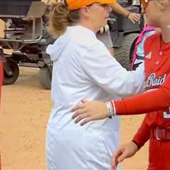 Texas Tech softball star’s dad goes on wild Tennessee rants in College World Series handshake drama