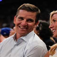 Eli Manning takes wife for NBA Finals Game 3 date night at MSG