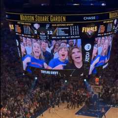How Knicks fans reacted to Taylor Swift on Garden video board at NBA Finals Game 4
