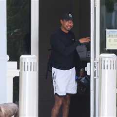 Tiger Woods Looks Fresh, Well-Rested After Leaving Rehab
