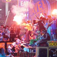 63 people arrested, 4 stabbings and 1 shooting reported in NYC after Knicks fans go wild..
