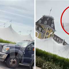 Taylor Swift: Huge Tent Set Up Down The Street From Singer's House Amid Wedding Speculation