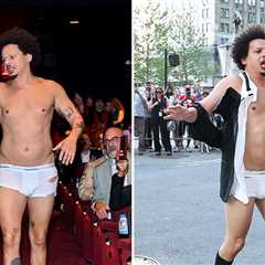 Eric André Strips Down To Underwear at 'Little Brother' Movie Premiere