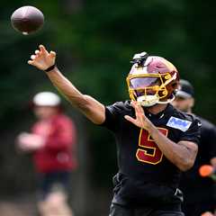 Jayden Daniels figuring out new Commanders offense in hopes of turnaround: ‘A long way to go’