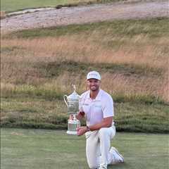 Wyndham Clark’s girlfriend has two-word reaction after his dramatic US Open win