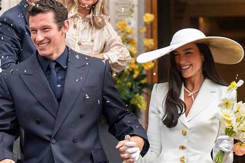 Dua Lipa and Callum Turner Wedding Photos