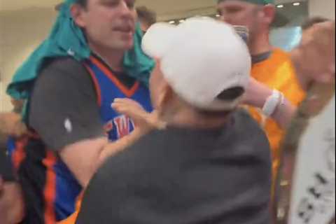Knicks, Spurs fans in heated arena scrap during Game 1 of NBA Finals