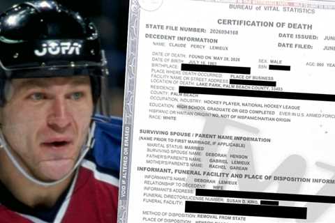 Claude Lemieux Death Certificate Released, Body Moved To North Carolina For Burial