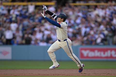 Shohei Ohtani’s 11th homer caps Dodgers’ nine-run first inning during rout of Angels