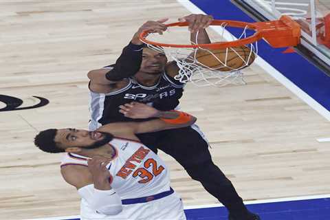 Victor Wembanyama, Spurs punish Knicks in paint as key Finals advantages dry up