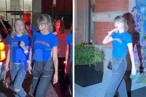 Taylor Swift Parties at Zero Bond After Knicks' Victory Over Spurs
