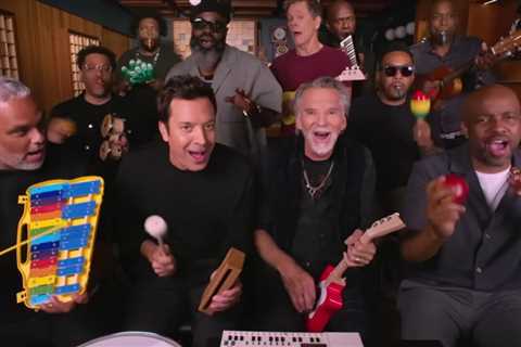 Kenny Loggins Gets ‘Footloose’ With Kevin Bacon and John Lithgow For ‘Tonight Show’ Classroom..
