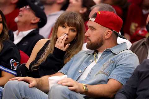 Travis Kelce Is Just Another Swiftie Liking Videos of Taylor Swift at the Knicks Game on Instagram