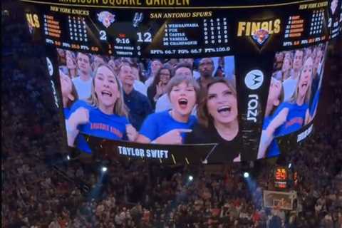 How Knicks fans reacted to Taylor Swift on Garden video board at NBA Finals Game 4