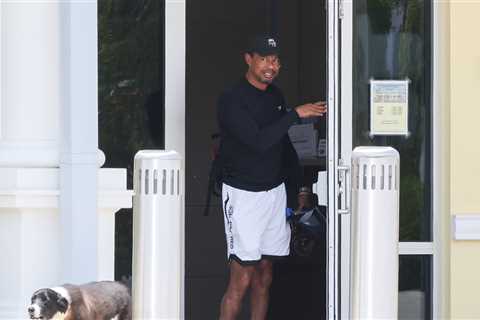 Tiger Woods Looks Fresh, Well-Rested After Leaving Rehab
