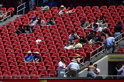 Sea of red seen in World Cup low fan turnout in Santa Clara
