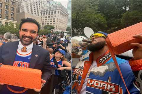 No bags allowed at Knicks ticker tape parade — unless it’s Jordyn Woods’ lucky purse