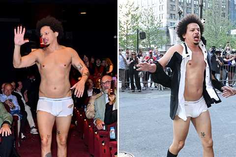 Eric André Strips Down To Underwear at 'Little Brother' Movie Premiere