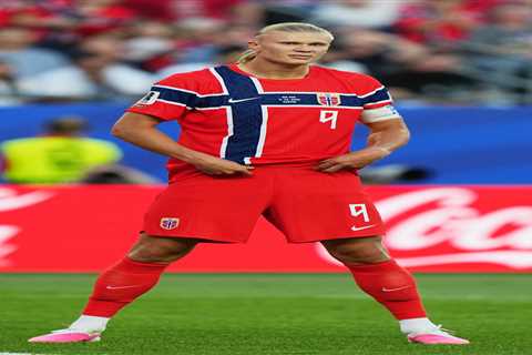Erling Haaland’s girlfriend Isabel shows United States love before Norway World Cup game