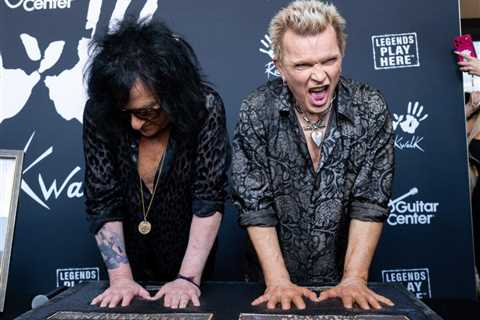 Ahead of Their Rock Hall Induction, Billy Idol & Steve Stevens Inducted Into Hollywood Rockwalk