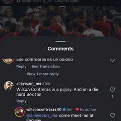 Red Sox star Willson Contreras challenges fan to fight after being ejected in wild moment