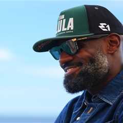 LeBron James seen hanging poolside in first post as free agent