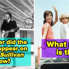Only People Over 67 Will Be Able To Get A Perfect Score On This Boomers 1960s Trivia Quiz