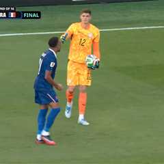 France-Paraguay scrum breaks out at World Cup after Kylian Mbappe handshake snub