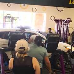 Motorist Plows Through Planet Fitness After Suffering Medical Emergency, On Video