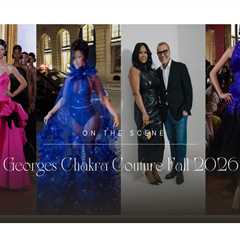 On the Scene: Georges Chakra Couture Fall/Winter 2026/27 Show Review — Held in Karl Lagerfeld’s..