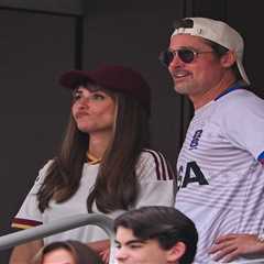 Brad Pitt, Penelope Cruz, Javier Bardem lead star-studded crowd at Spain-Belgium World Cup..