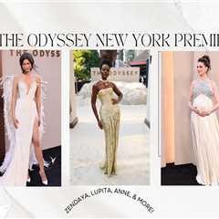 The Best Looks From “The Odyssey” NYC Premiere: Zendaya, Charlize Theron, Lupita Nyong’o & Anne..