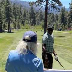 Jerry Rice chases down heckler at celebrity golf tournament in wild scene:  ‘Which one?’