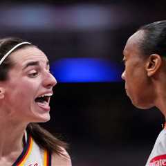 Furious Caitlin Clark gets in face of ref after not getting foul call as tensions boil over