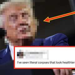 This Photo Of Trump From Last Night's Rally Might Actually Be The Worst Picture Of Him I've Ever..