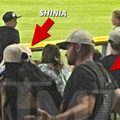 Dakota Mortensen and Shinia Powell Cuddle During Date Night At Baseball Game