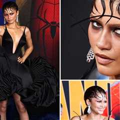 Zendaya Stuns at 'Spider-Man: Brand New Day' Premiere With Tom Holland