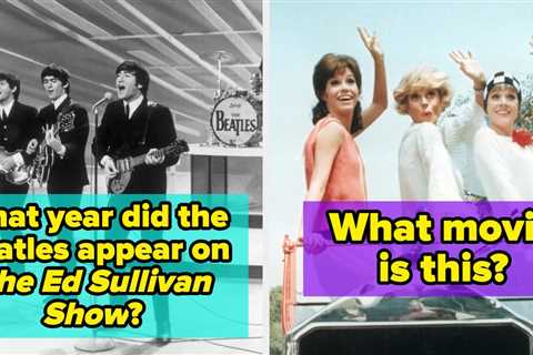 Only People Over 67 Will Be Able To Get A Perfect Score On This Boomers 1960s Trivia Quiz
