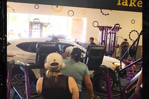 Motorist Plows Through Planet Fitness After Suffering Medical Emergency, On Video